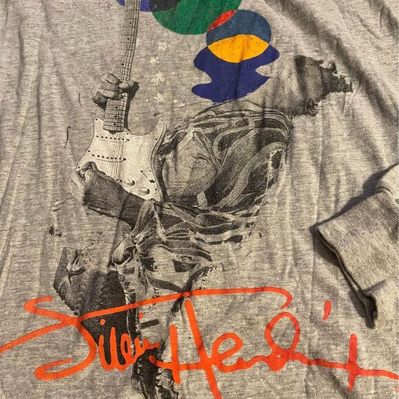 Jimi Hendrix Graphic Long Sleeve T-Shirt 2XL - Picture 2 of 2